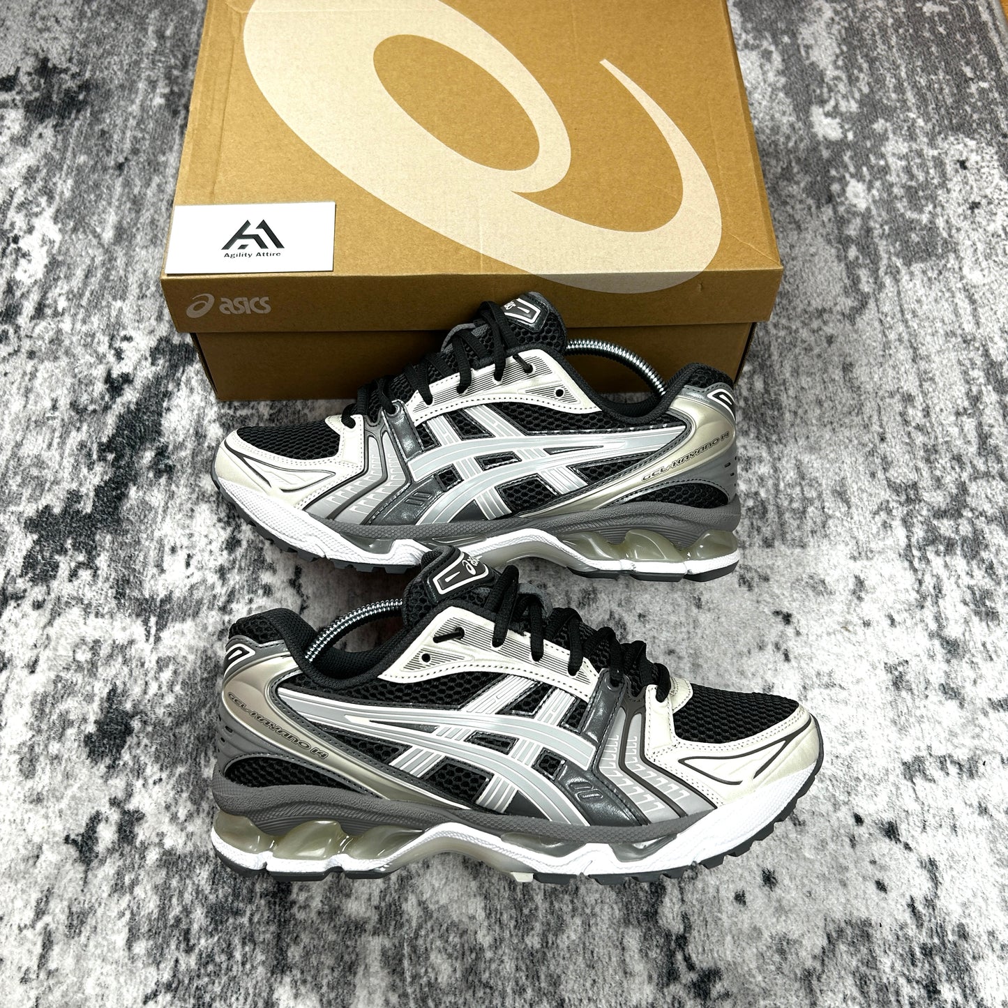 ASICS Gel Kayano 14 - Obsidian / Cement Grey