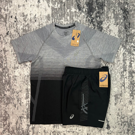 ASICS Seamless Set - Black & Grey