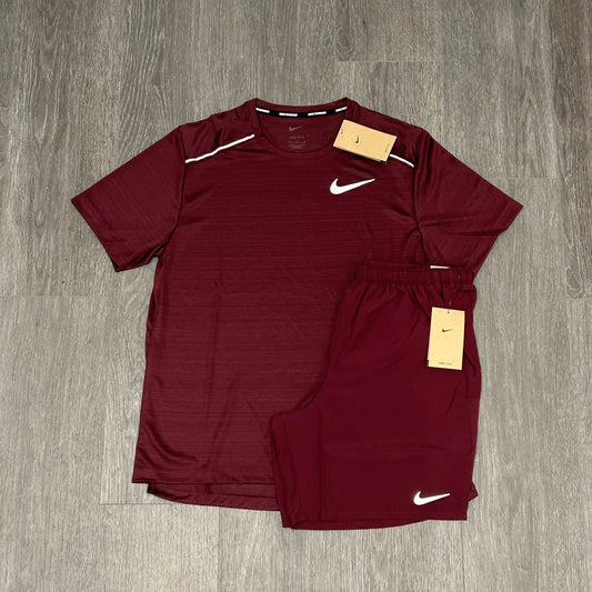 Nike Miler Set - Midnight Maroon