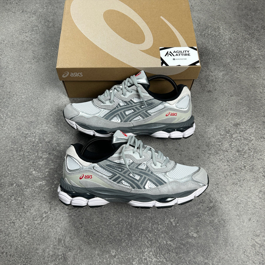 ASICS GEL-NYC White Steel Grey Trainers