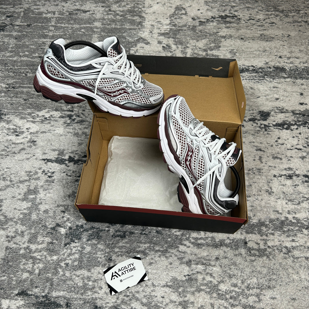 Saucony ProGrid Omni 9 White Maroon