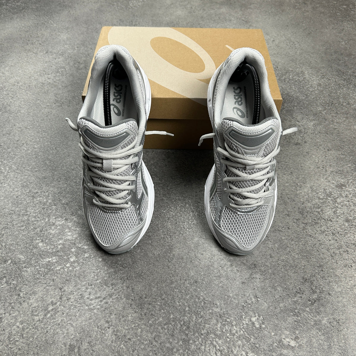 ASICS GEL-Kayano 14 Cloud Grey Trainers – view 4