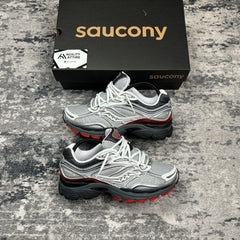 Saucony ProGrid Omni 9 White Crimson Trainers