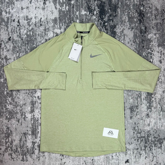 Nike Element Quarter Zip - Olive Aura