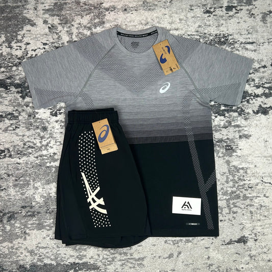 ASICS Seamless Set - Black & Grey