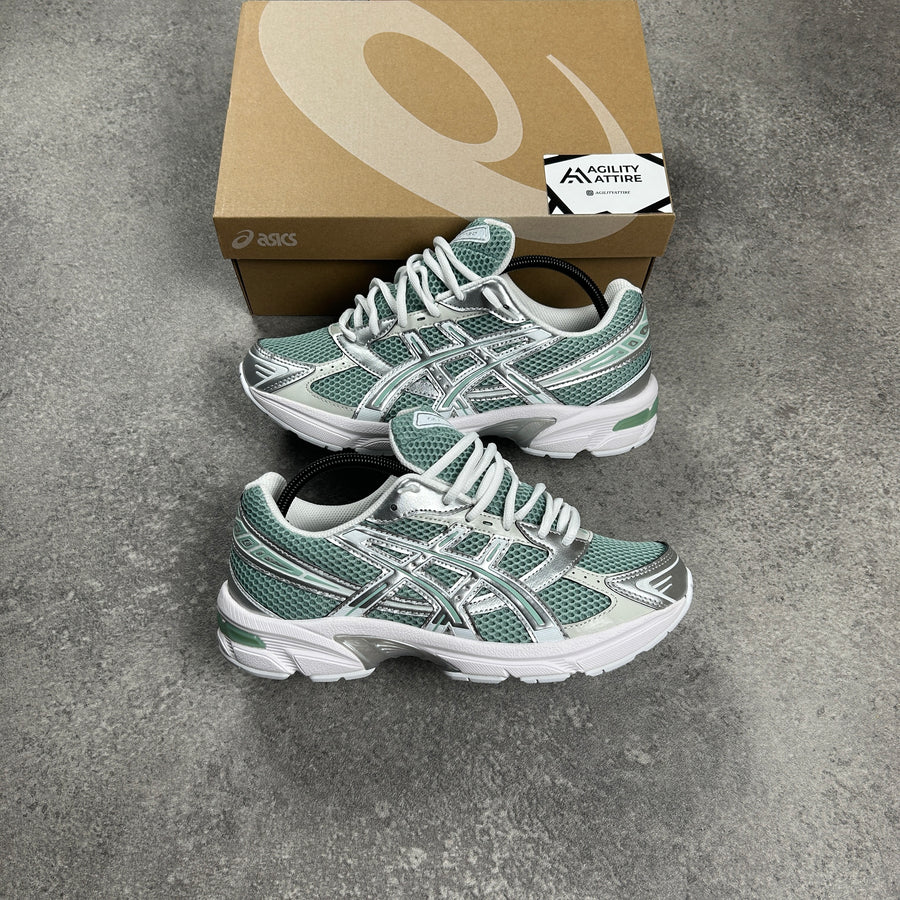 ASICS GEL-1130 Verdigris Pure Silver Trainers
