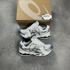ASICS GEL-Kayano 14 White Midnight Trainers