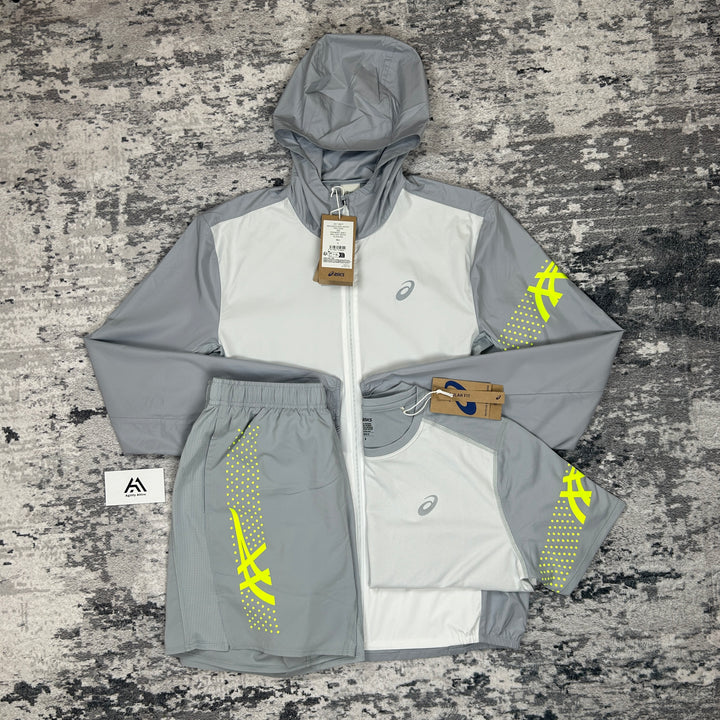 ASICS Icon White Grey 3 piece Set