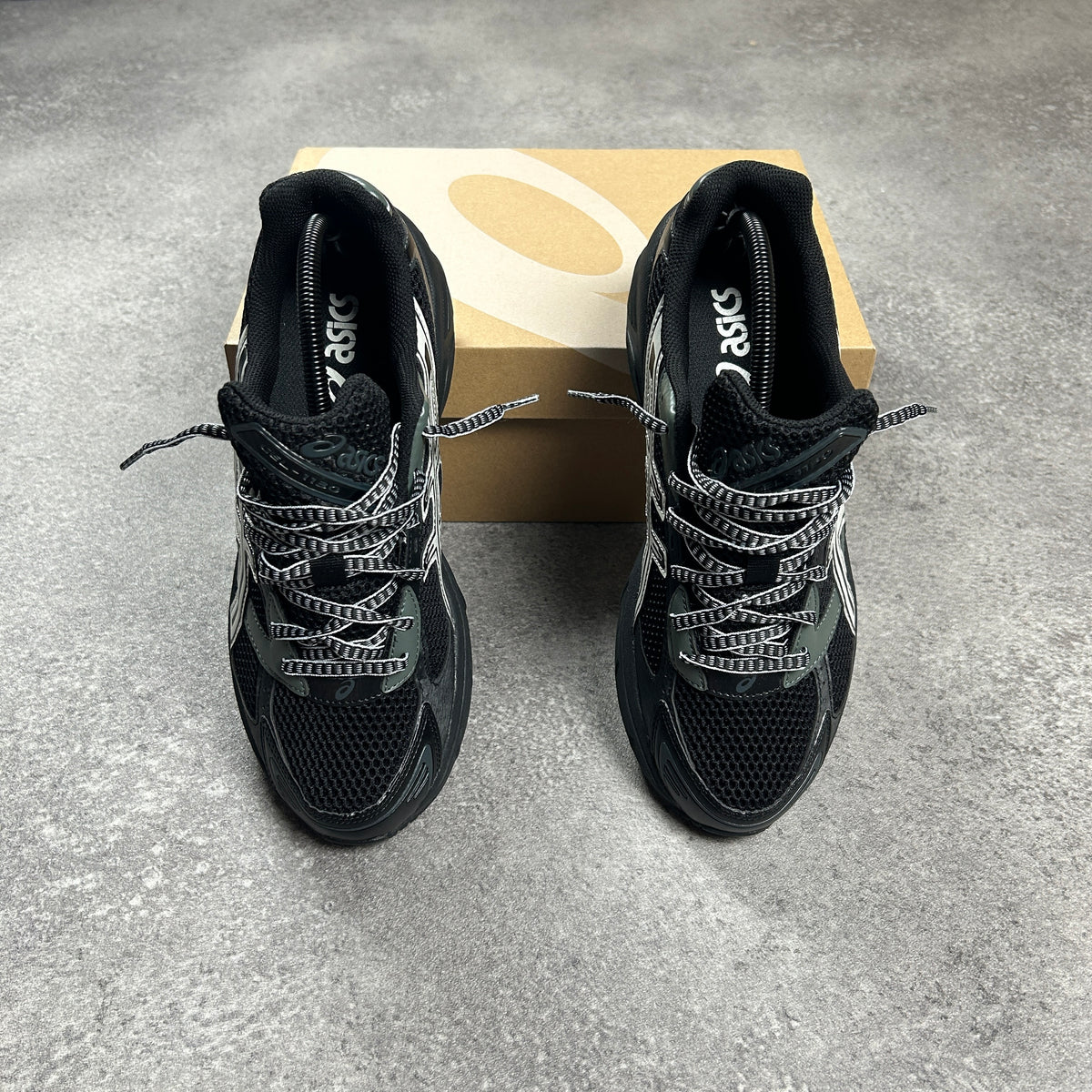 ASICS GEL-1130 Black/Glacier Trainers – view 4