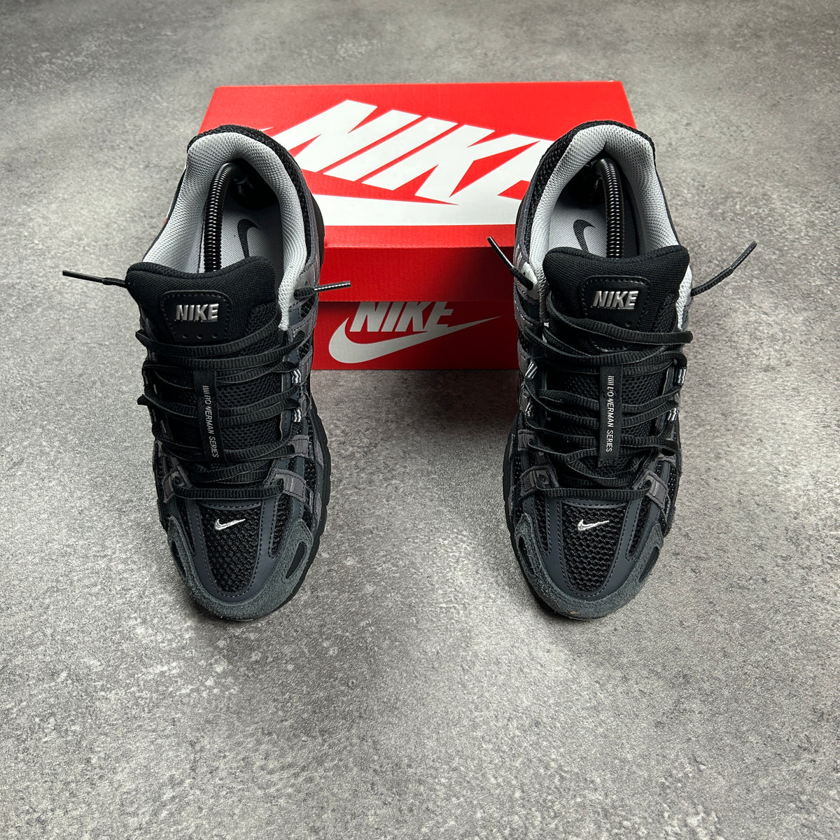 Nike P-6000 Anthracite Black Chrome Trainers – view 4