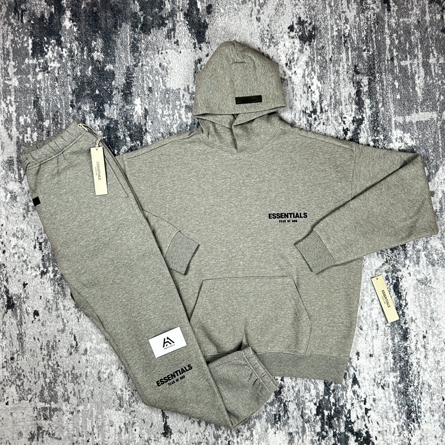 Essentials Tracksuit - Dark Oak Grey ( Relaxed Fit )