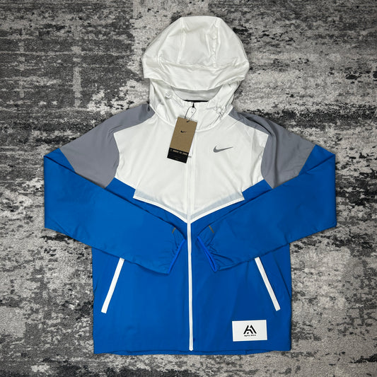 Nike Windrunner Jacket - White / Grey / Blue