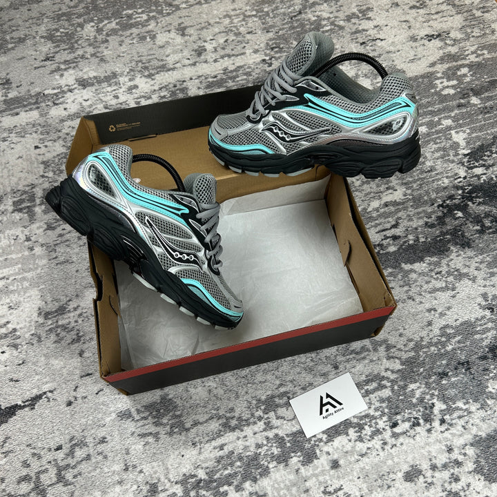 Saucony Progrid Omni 9 Silver Teal Grey