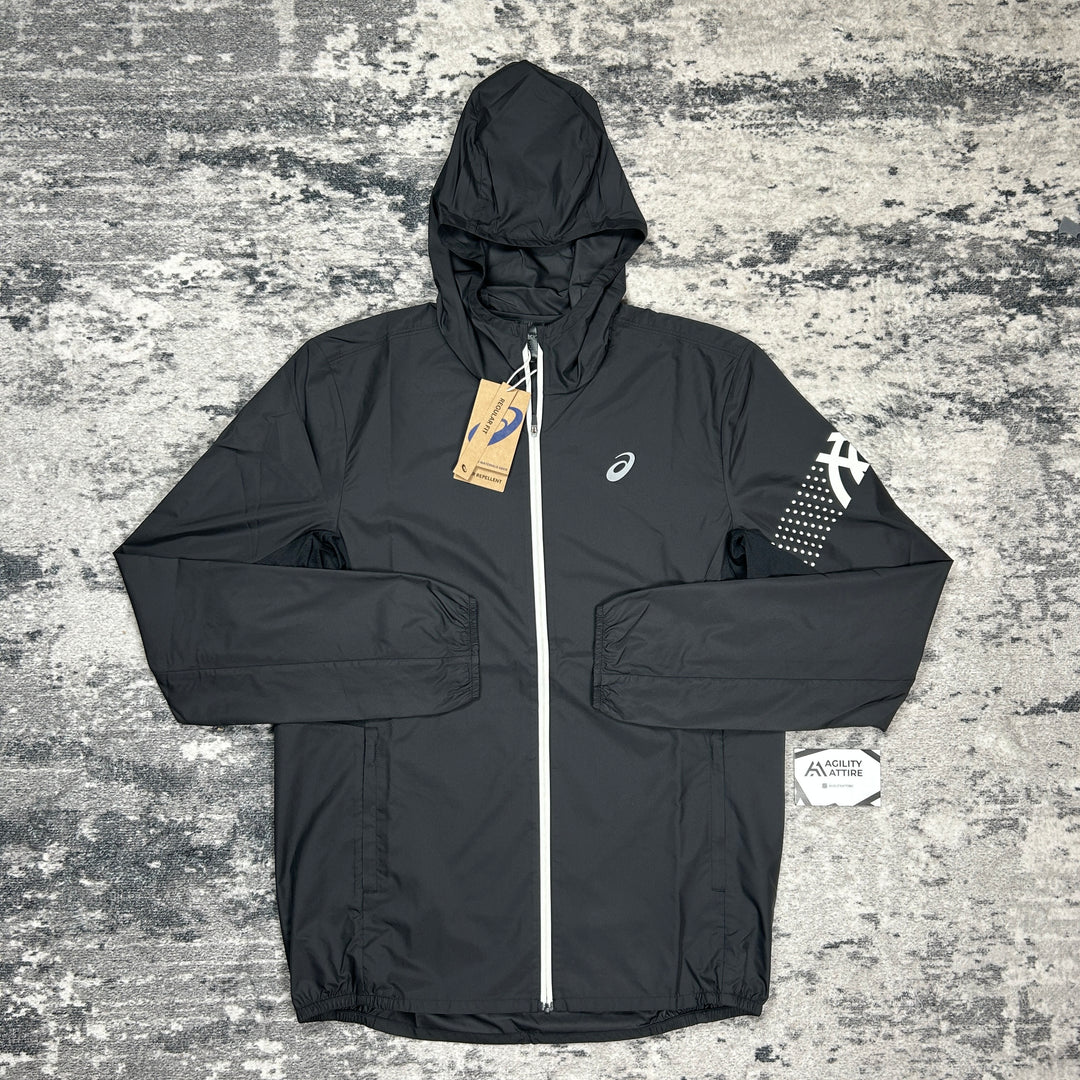 ASICS Icon Windbreaker Jacket Black Cream