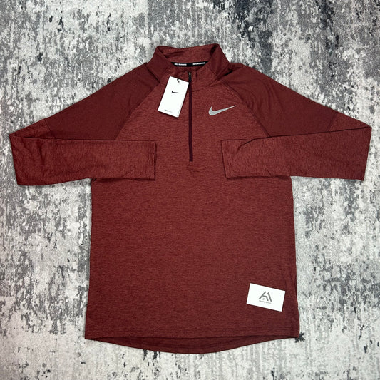 Nike Element Quarter Zip - Maroon