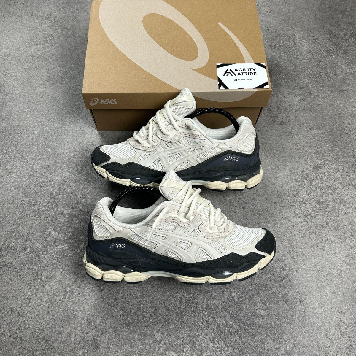 ASICS GEL-NYC Smokey Grey/White Trainers