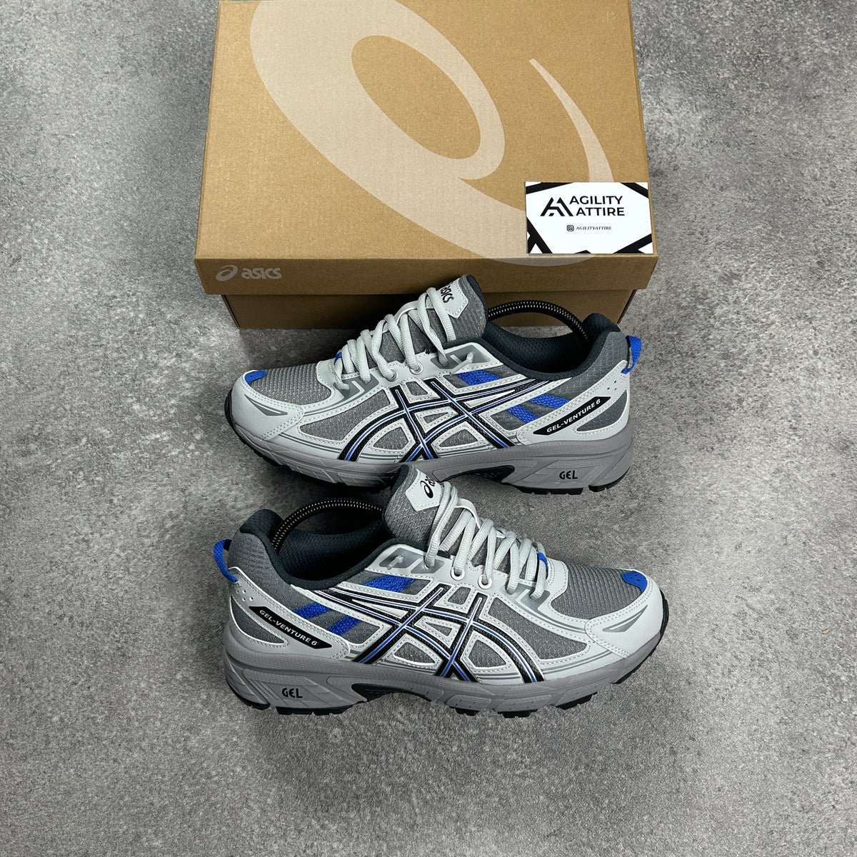 ASICS GEL-Venture 6 Clay Grey Trainers