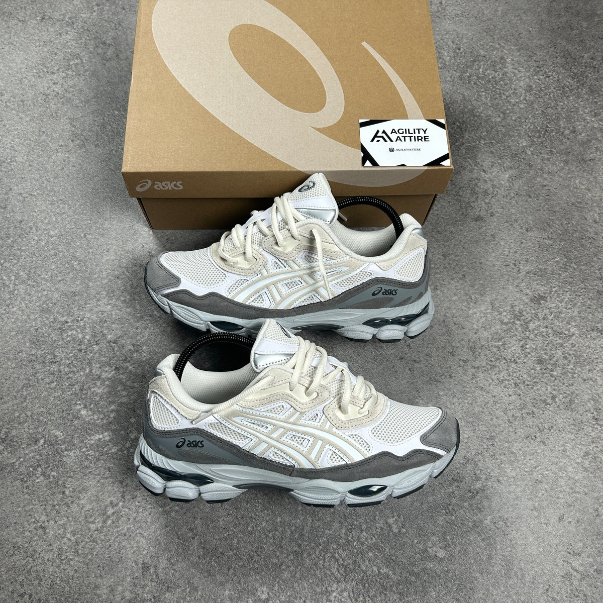 ASICS GEL-NYC Cream White Trainers