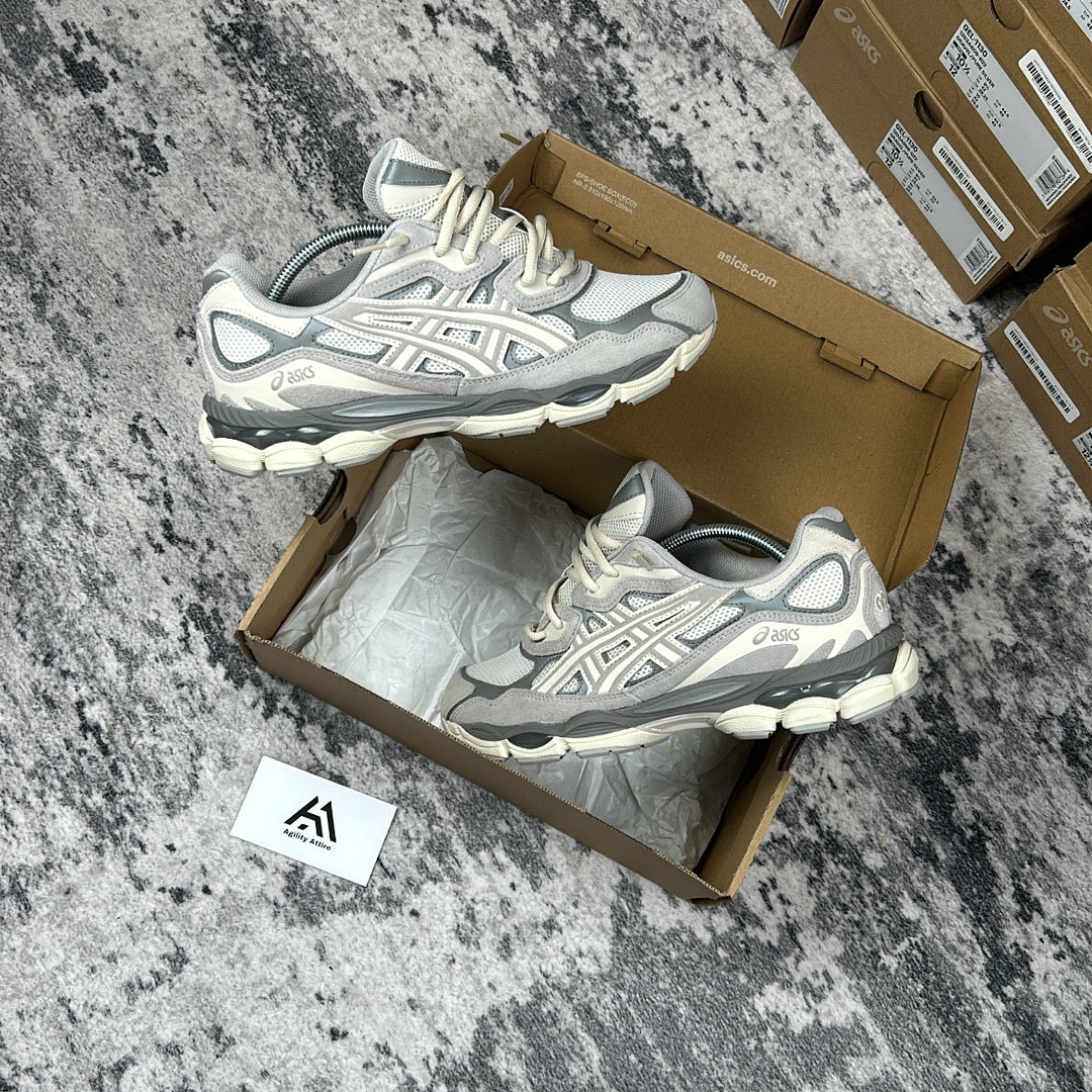 ASICS Gel NYC Cream/Oyster Grey