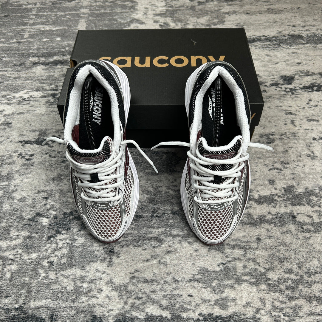 Saucony ProGrid Omni 9 White Maroon