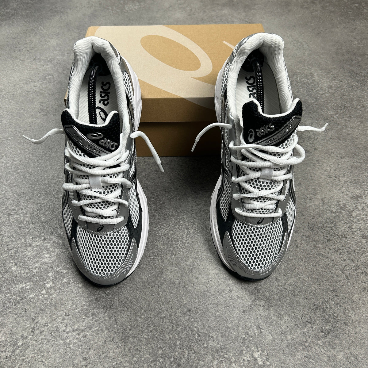 ASICS GEL-1130 White/Black Trainers – view 4