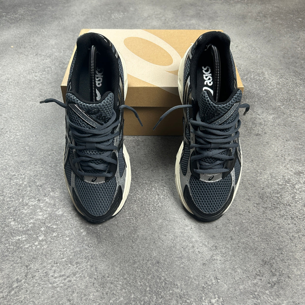 ASICS GEL-1130 Steel Grey/Black Trainers – view 4
