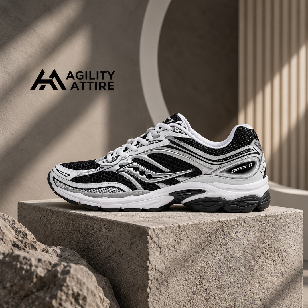 Saucony ProGrid Omni 9 Black White